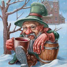 Схема вышивки «Victor Molev.Drunkard»