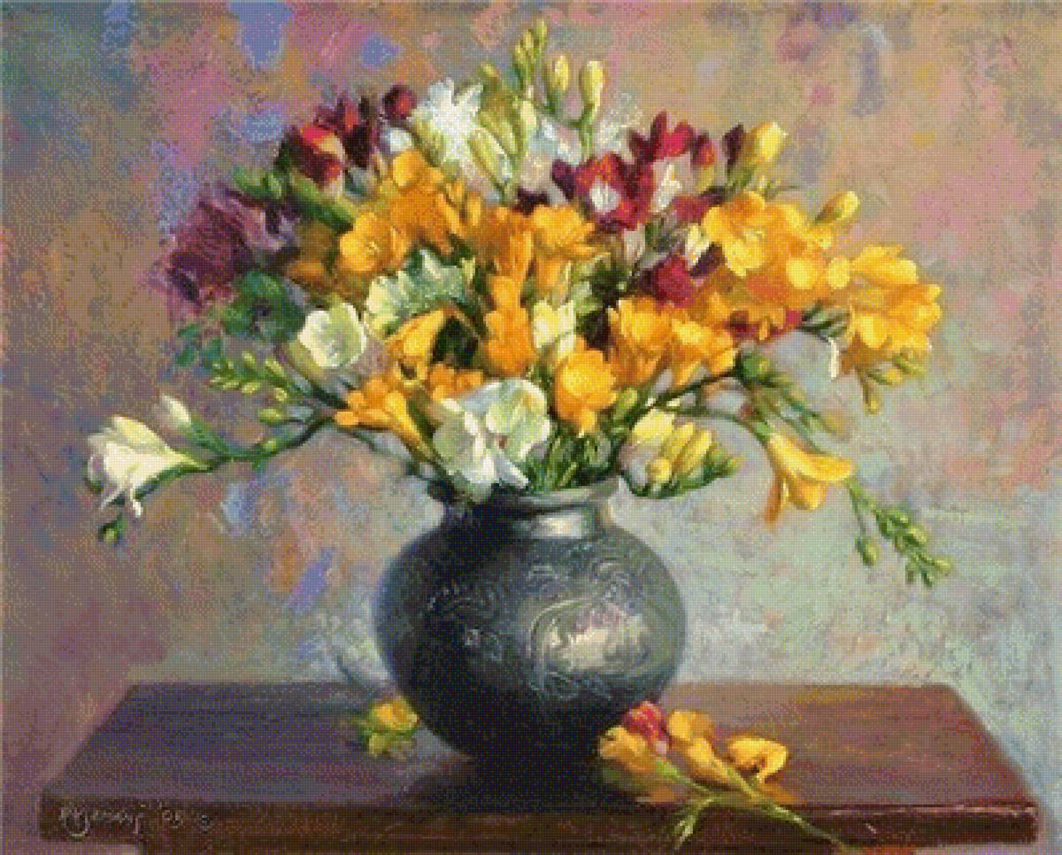 FREESIAS - букет цветов, фрезия - предпросмотр