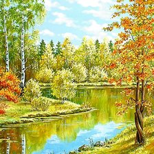 Схема вышивки «Ранняя осень»