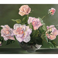 Схема вышивки «Розы. Букет.»