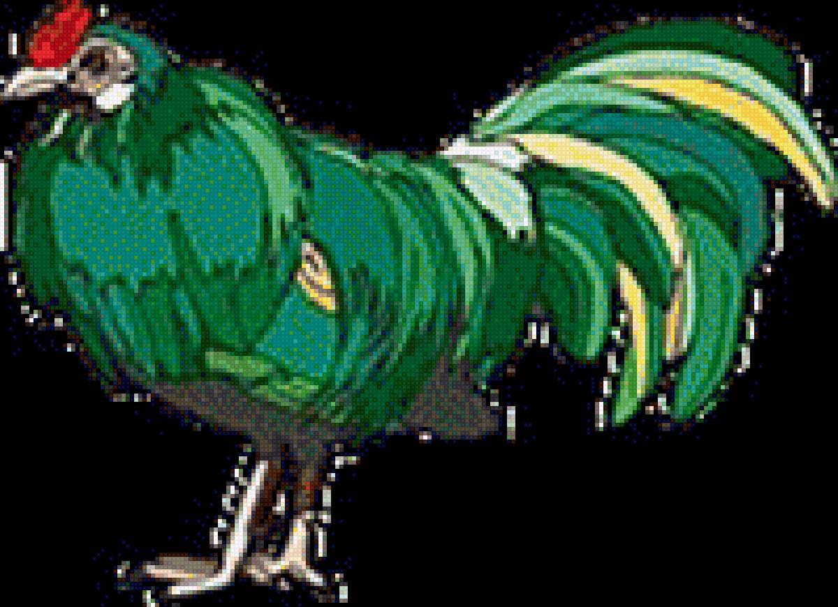 Петух - птица, петух, картинка - предпросмотр