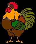 Схема вышивки «Петух»