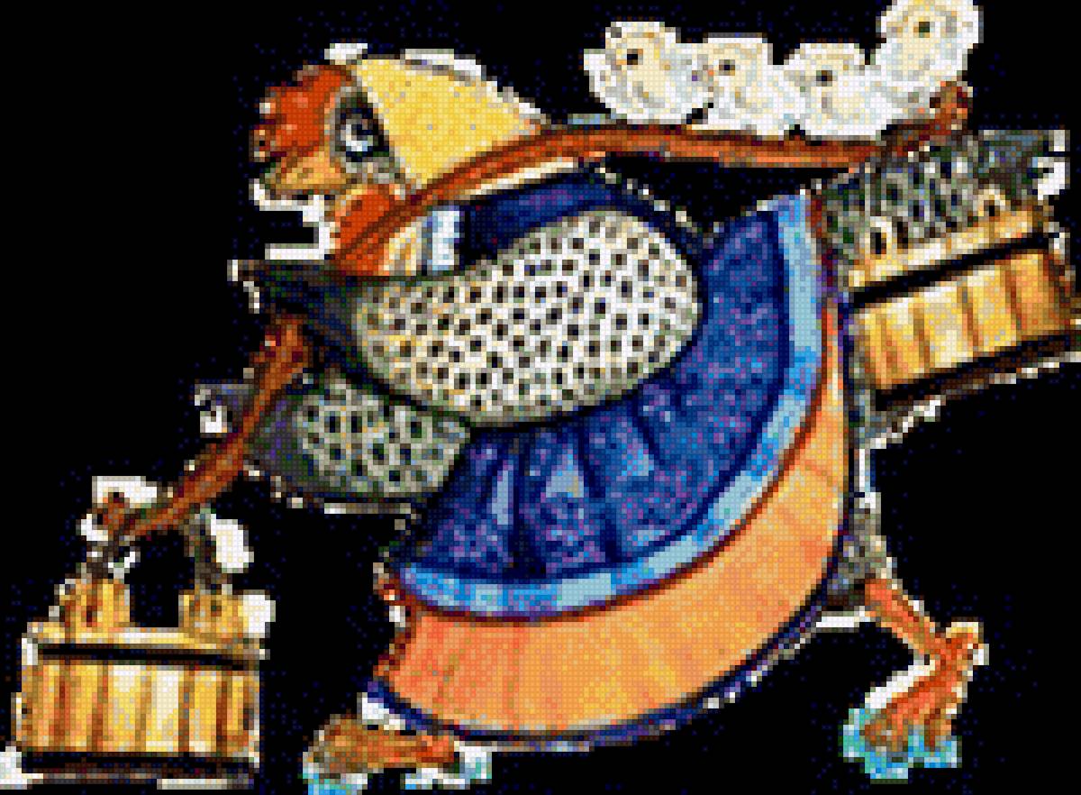 Курочка - цыплята, курочка, петух, картинка, птица - предпросмотр