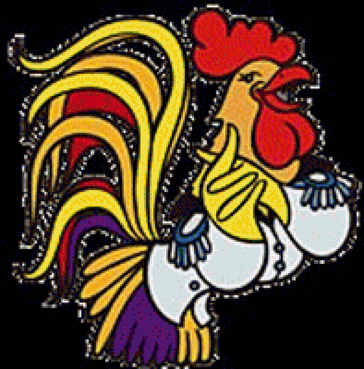 Петух - картинка, птица, петух - предпросмотр