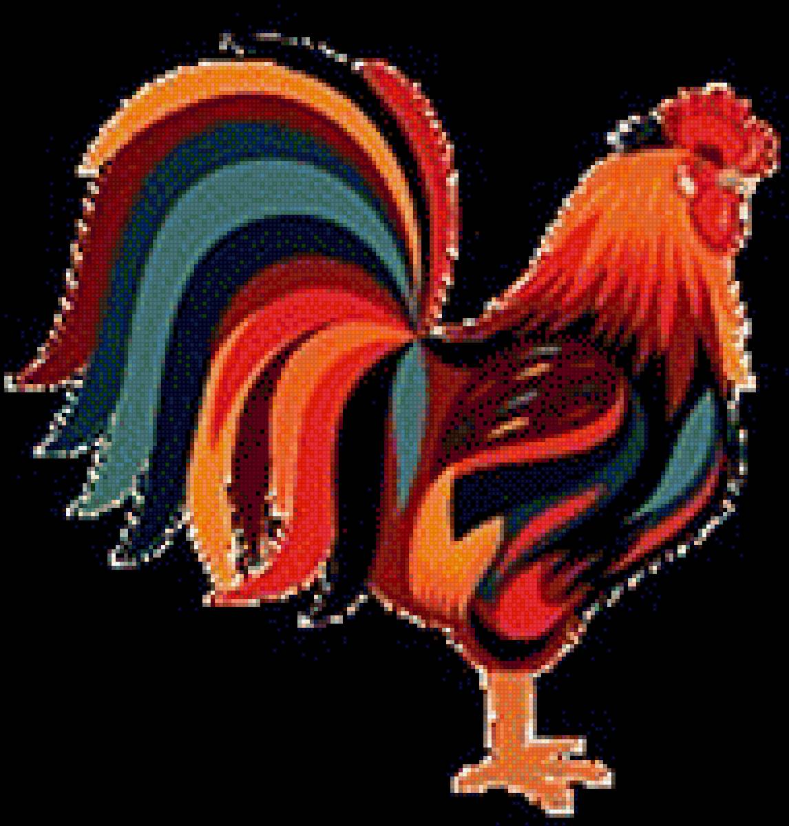 Петух - петух, птица, картинка - предпросмотр