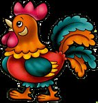 Схема вышивки «Петух»