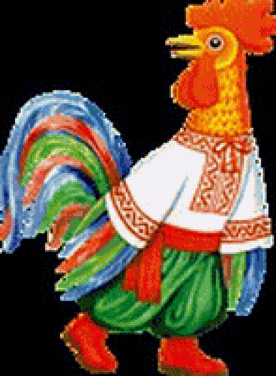 Петух - петух, птица, картинка - предпросмотр