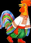 Схема вышивки «Петух»