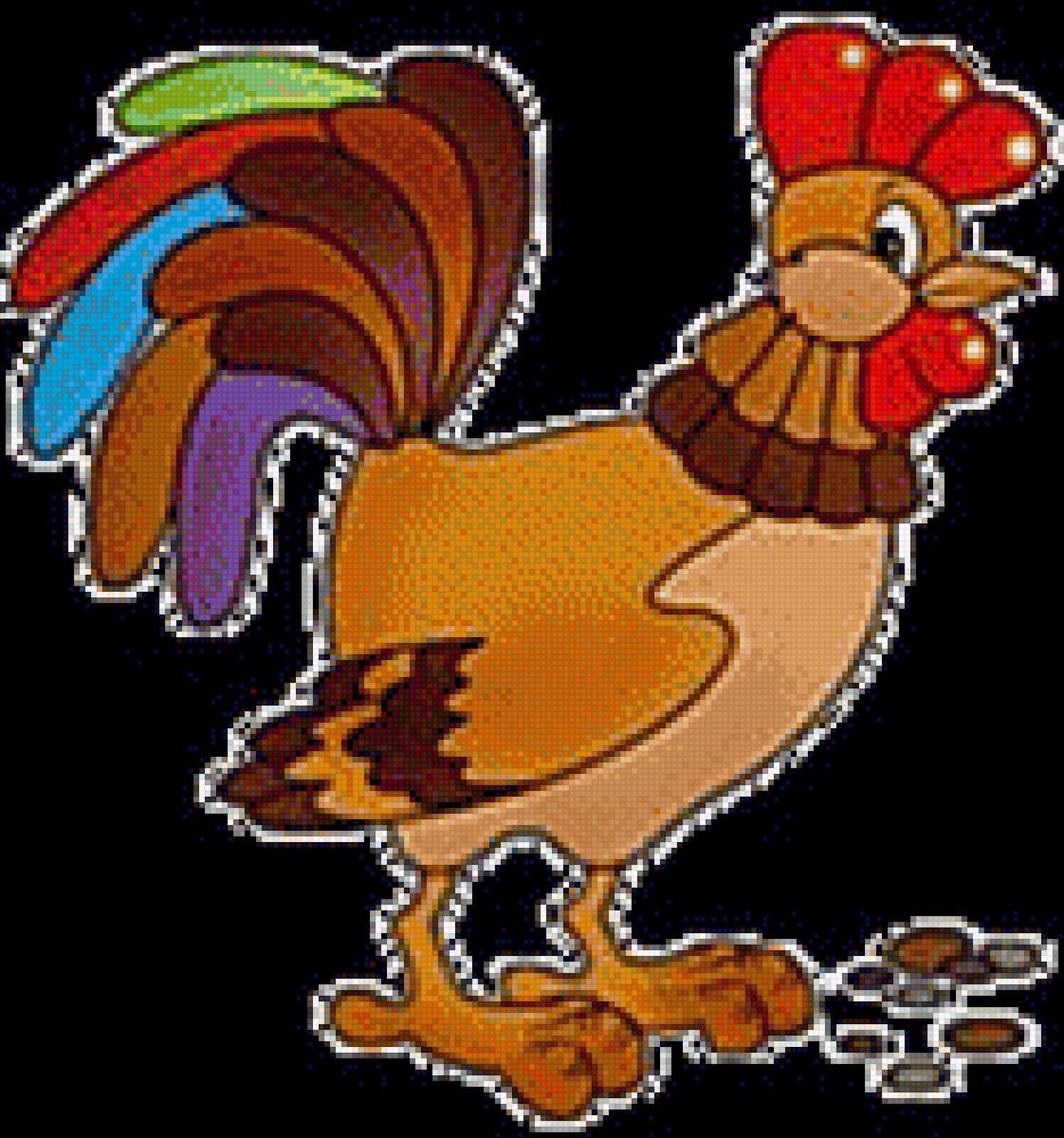 Петух - картинка, птица, петух - предпросмотр