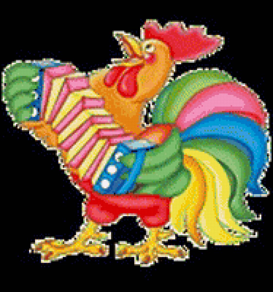 Петух - картинка, птица, петух - предпросмотр