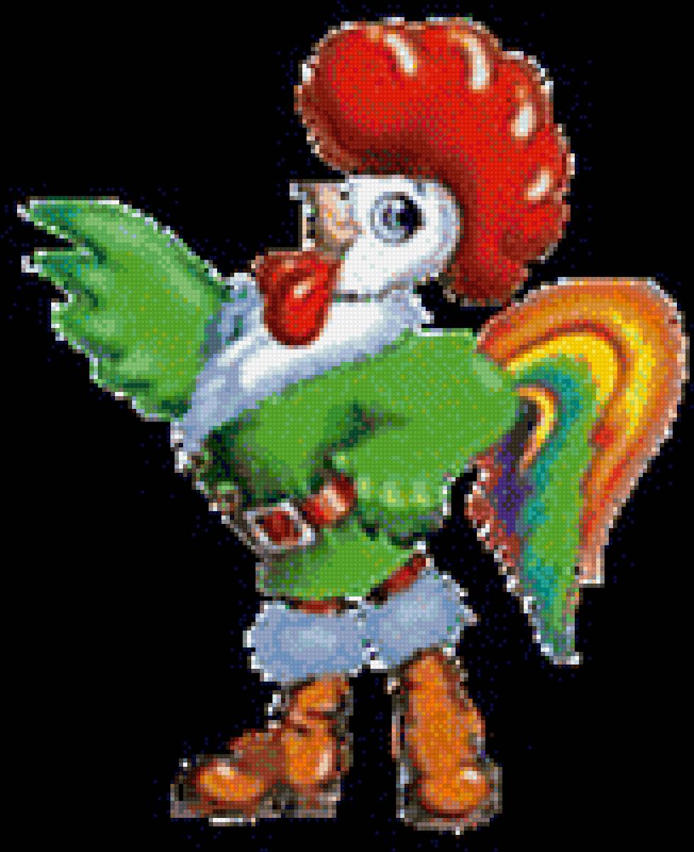 Петух - картинка, птица, петух - предпросмотр