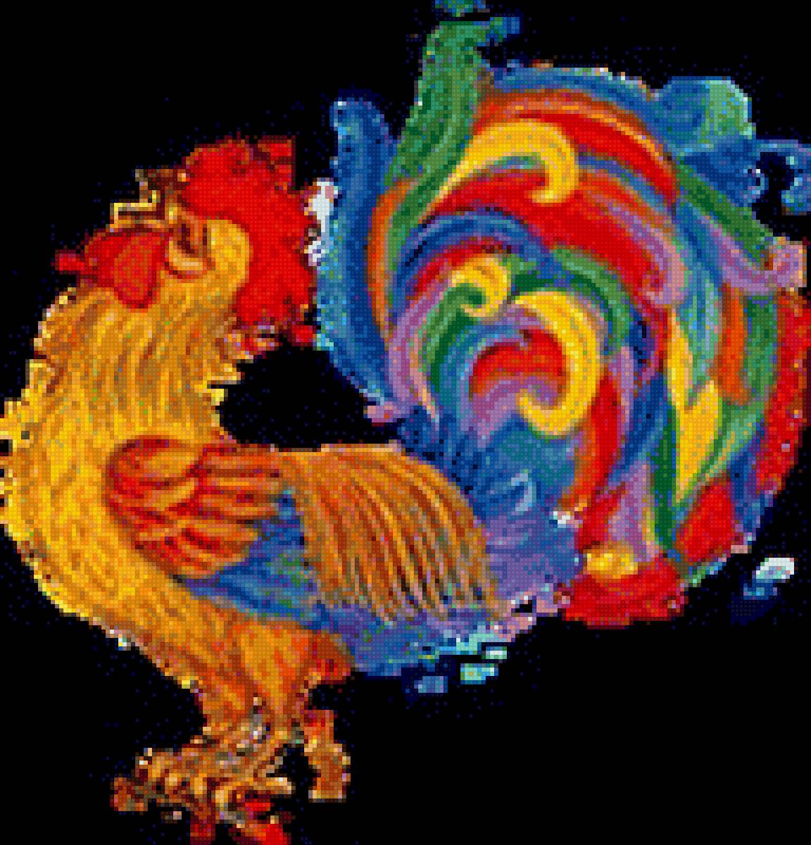 Петух - птица, картинка, петух - предпросмотр