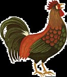 Схема вышивки «Петух»