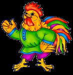 Схема вышивки «Петух»