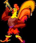 Схема вышивки «Петух»