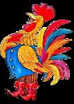Схема вышивки «Петух»