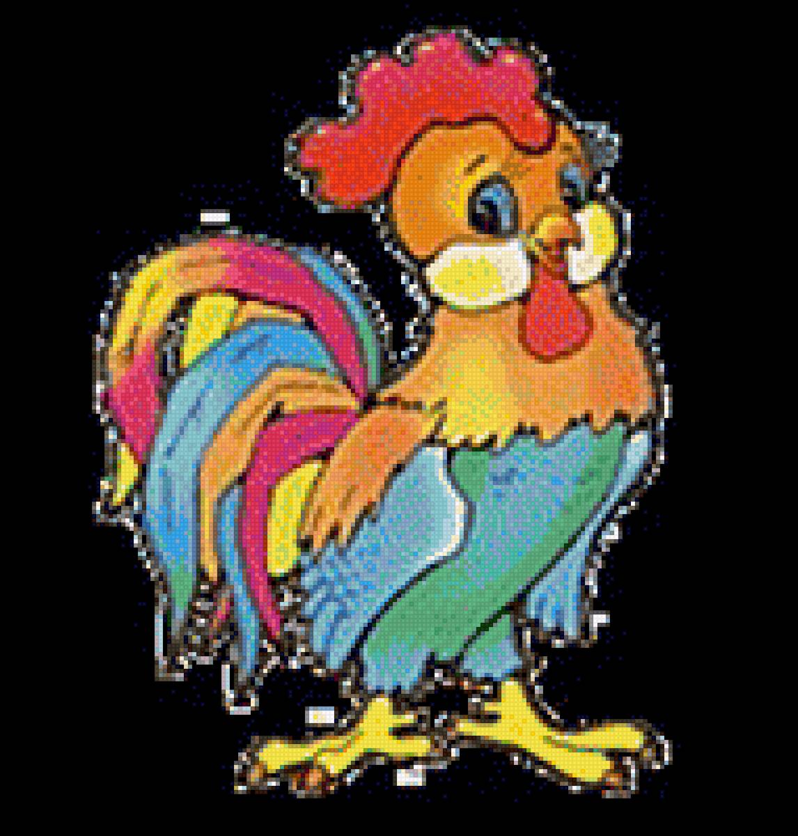 Петух - птица, картинка, петух - предпросмотр