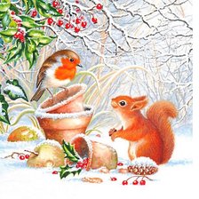 Схема вышивки «Рождественские посиделки»