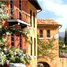 Схема вышивки «Средиземноморье 2. Часть 2»