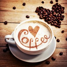 Схема вышивки «Кофе»