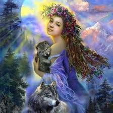 Схема вышивки «лесная фея»