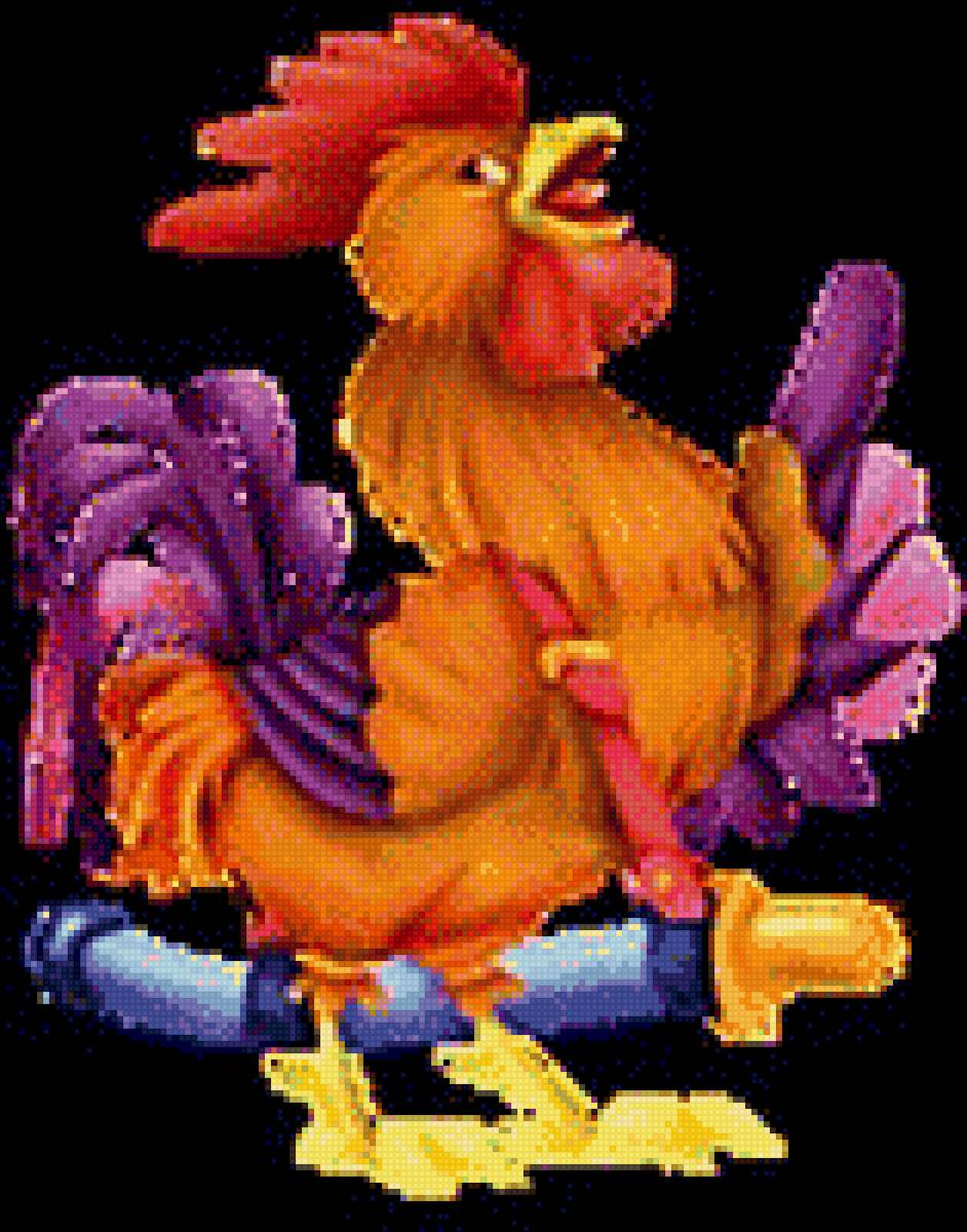 Петух - птица, картинка, петух - предпросмотр