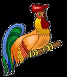 Схема вышивки «Петух»