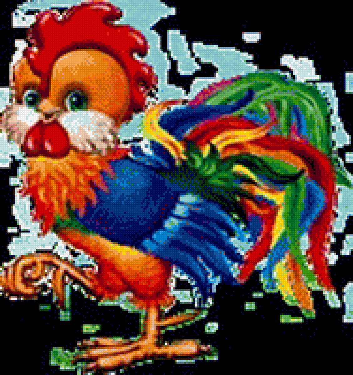 Петух - петух, птица, картинка - предпросмотр