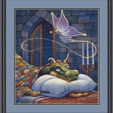 Схема вышивки «Дракоша»