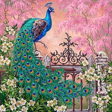 Схема вышивки «Весенний сад»