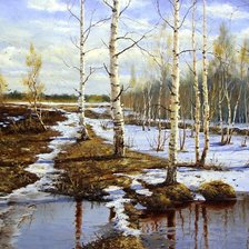 Схема вышивки «ранняя весна»