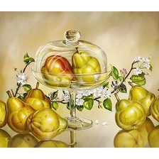 Схема вышивки «Грушевый натюрморт.»