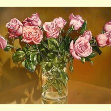 Схема вышивки «Розы.»