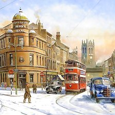 Схема вышивки «старый Лондон»