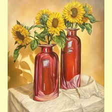 Подсолнухи.