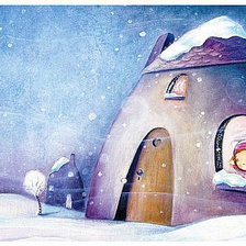 Схема вышивки «Зима»