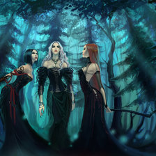 Схема вышивки «Сёстры»