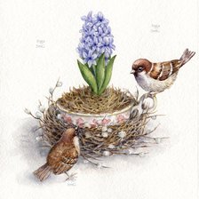 Схема вышивки «Весна»