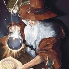 Схема вышивки «Старый колдун»