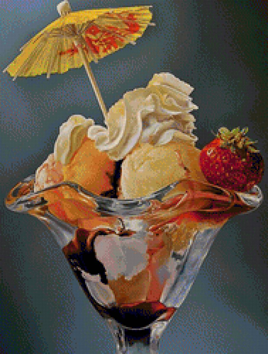 Десерт мороженое - еда - предпросмотр