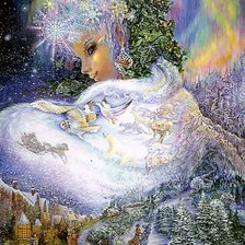 Схема вышивки «СНЕЖНАЯ КОРОЛЕВА.ЖОЗЕФИНА УОЛЛ»