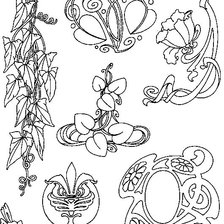 Схема вышивки «Узоры»