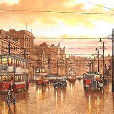 Схема вышивки «старый Лондон»