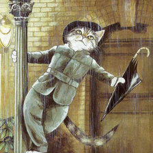 Схема вышивки «Счастливый кот»