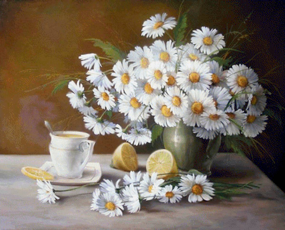 Натюрморт. - натюрморт, живопись., цветы - предпросмотр