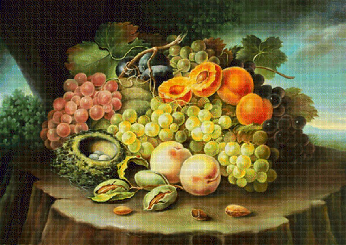 Натюрморт. - натюрморт, фрукты, живопись. - предпросмотр