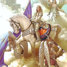 Схема вышивки «Жанна д'Арк»