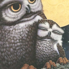 Схема вышивки «Совушки»