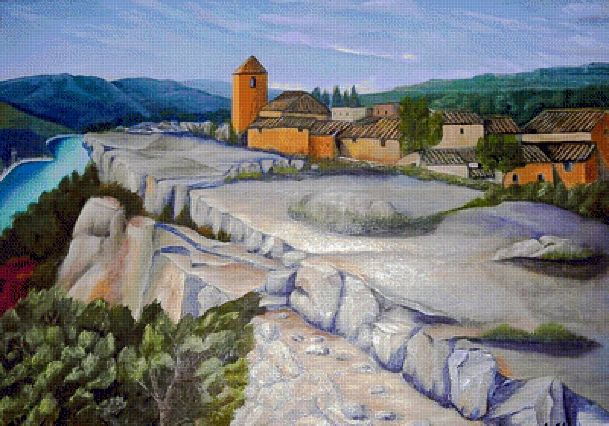 Siurana.Tarragona.Catalonia. - landscapes.scenarys. - предпросмотр