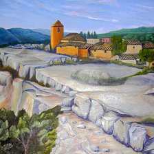 Схема вышивки «Siurana.Tarragona.Catalonia.»